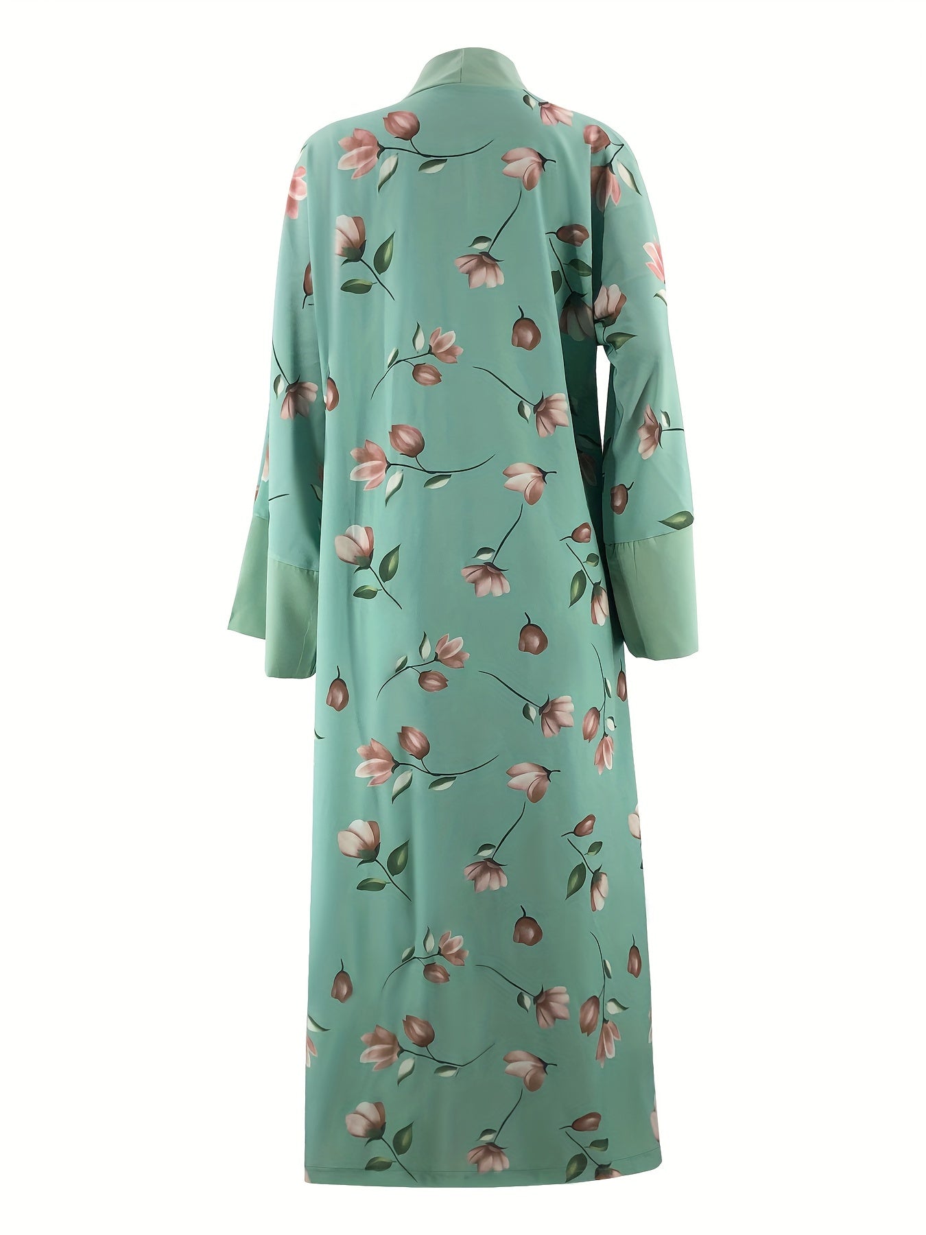 Middle Eastern Muslim Print Jumpsuit Two-Piece Set for Women Without Headscarf | Pakistani Abaya