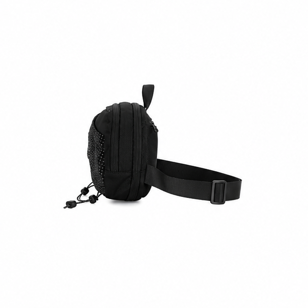 Black Utility Crossbody Sling Bag