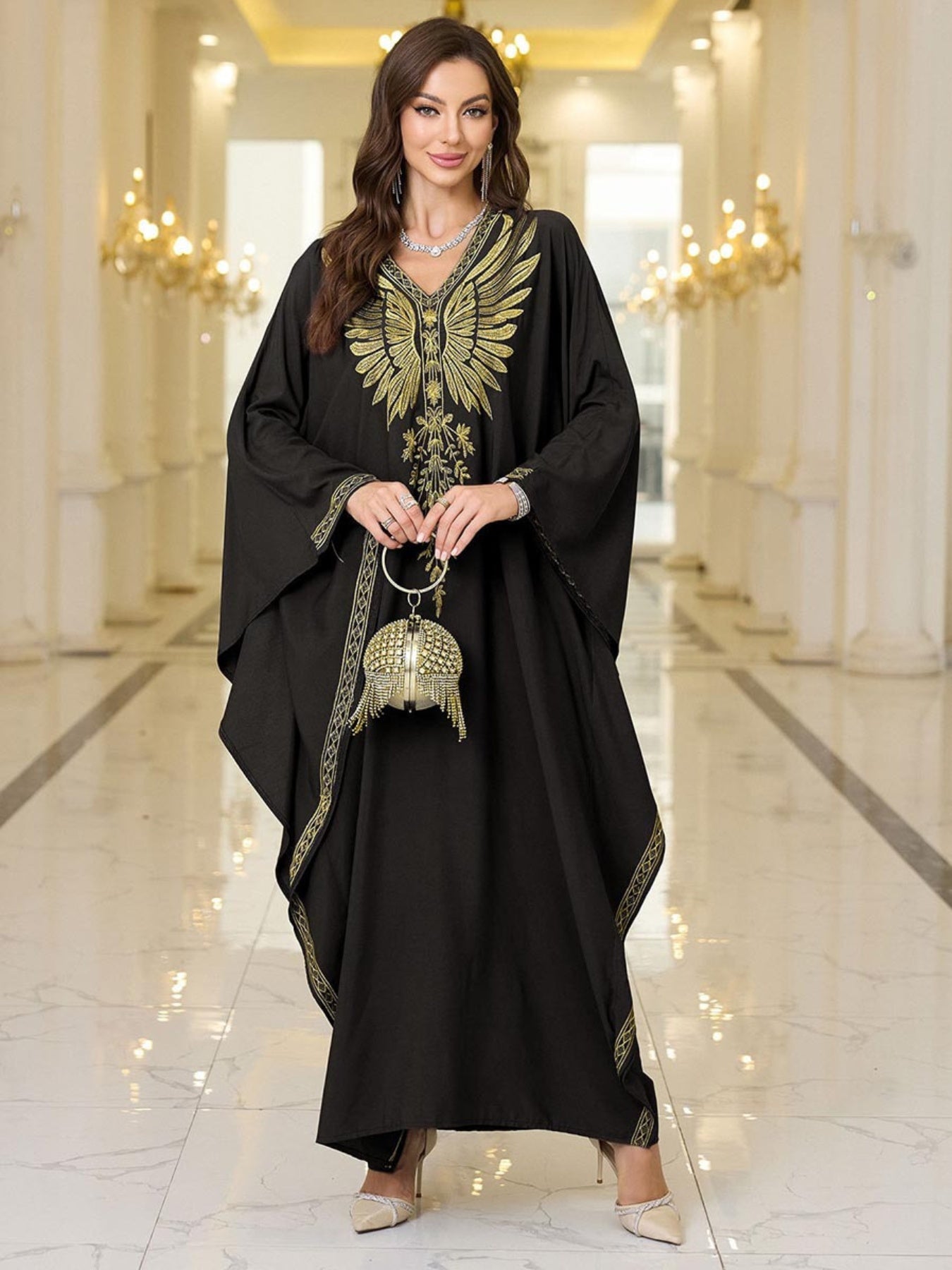 Women's Retro Loose Butterfly Abaya