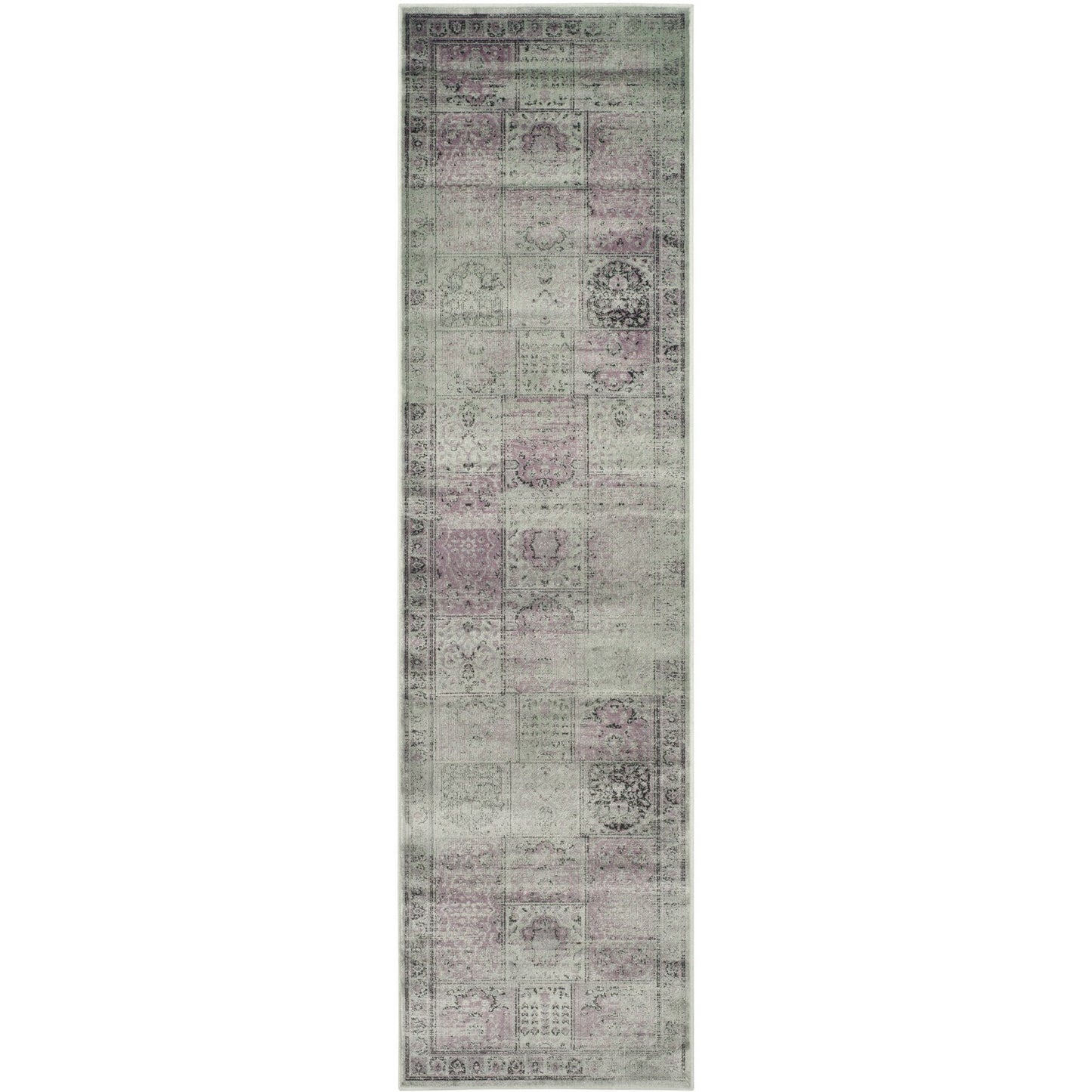 Vintage Collection VTG127 Non-Slip Indoor Power Loomed Easy Care Area Medium Rug For Home Decor Rug for Living Room, Bedroom,Turkish Carpet, Dining Room, Home Office, Basement