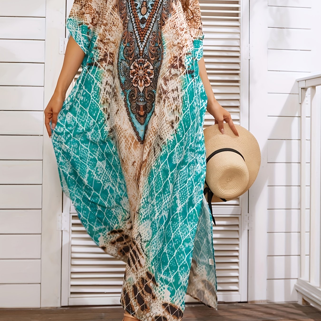 Women's Bohemian Printed Summer Casual Dress