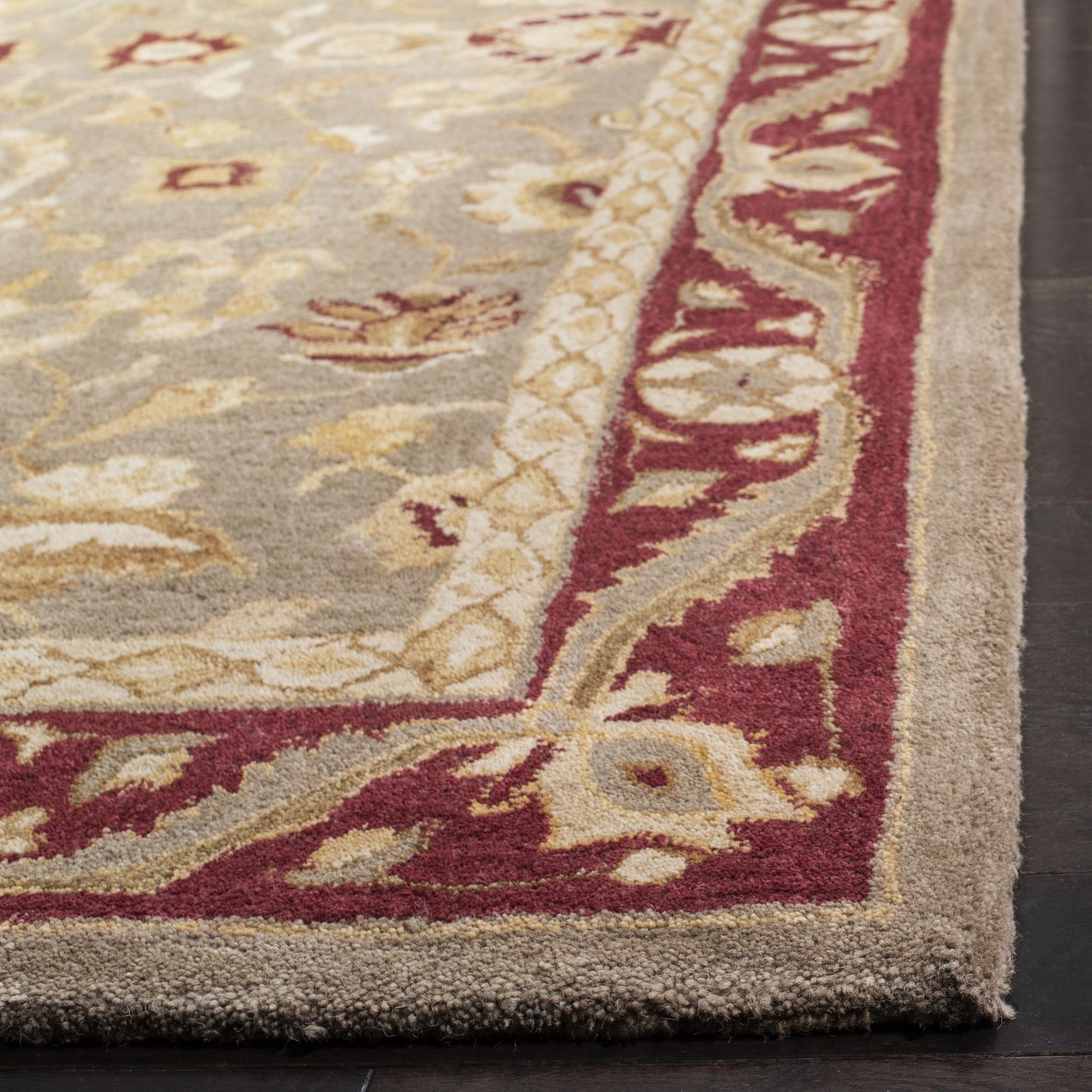 Collection AN548 Indoor Hand Made Oriental Traditional Style Easy Care Area Rug For Home Decor Rug for Living Room, Bedroom, Dining Room, Home Office, Basement