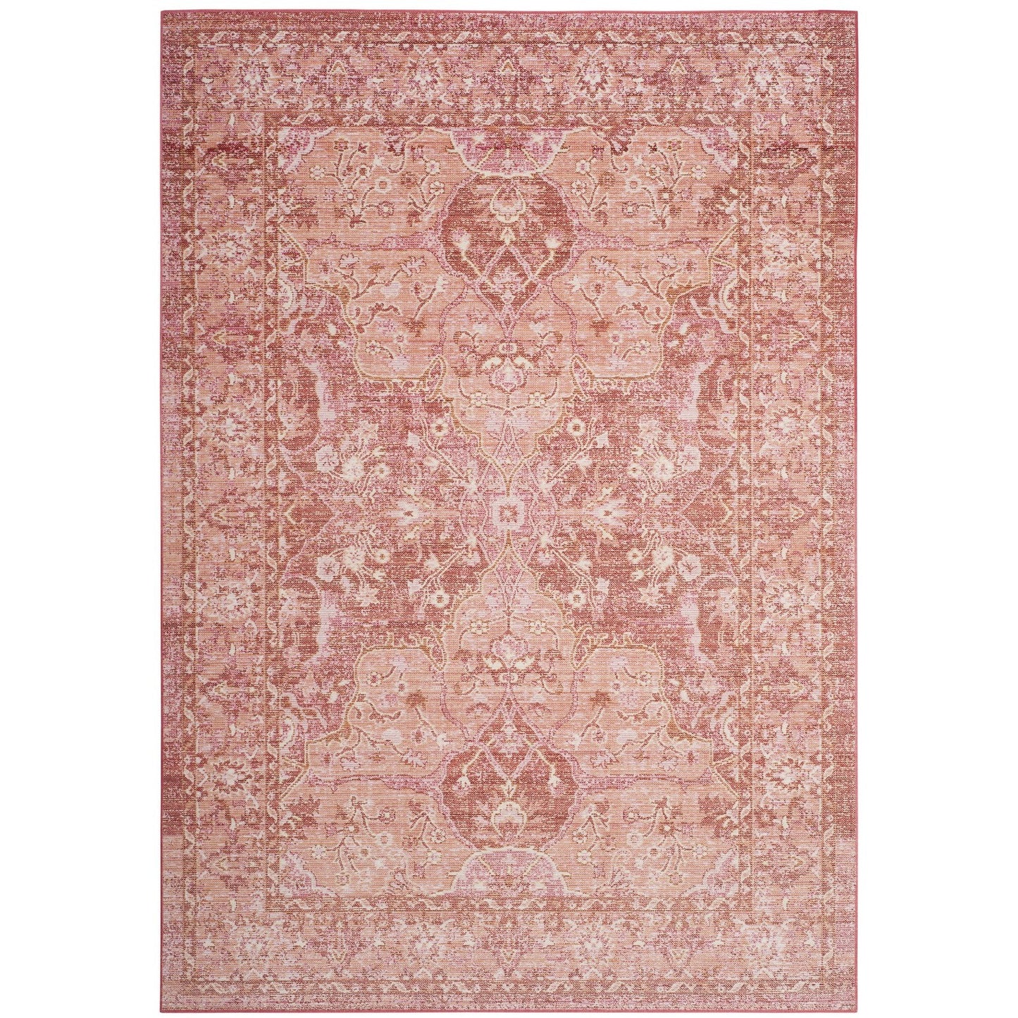 Indoor Power Loomed Easy Care Area Red/Grey Rug For Home Decor Rug for Living Room, Bedroom, Dining Room, Home Office, Basement