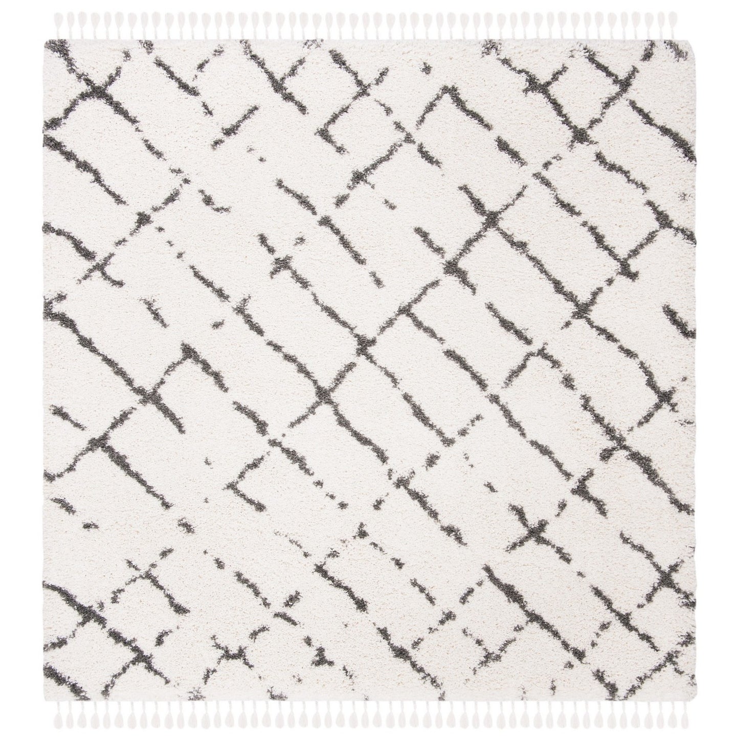 Shag & Flokati Indoor Power Loomed Easy Care Area Rug For Home Decor Rug for Living Room, Bedroom, Dining Room, Home Office, Basement