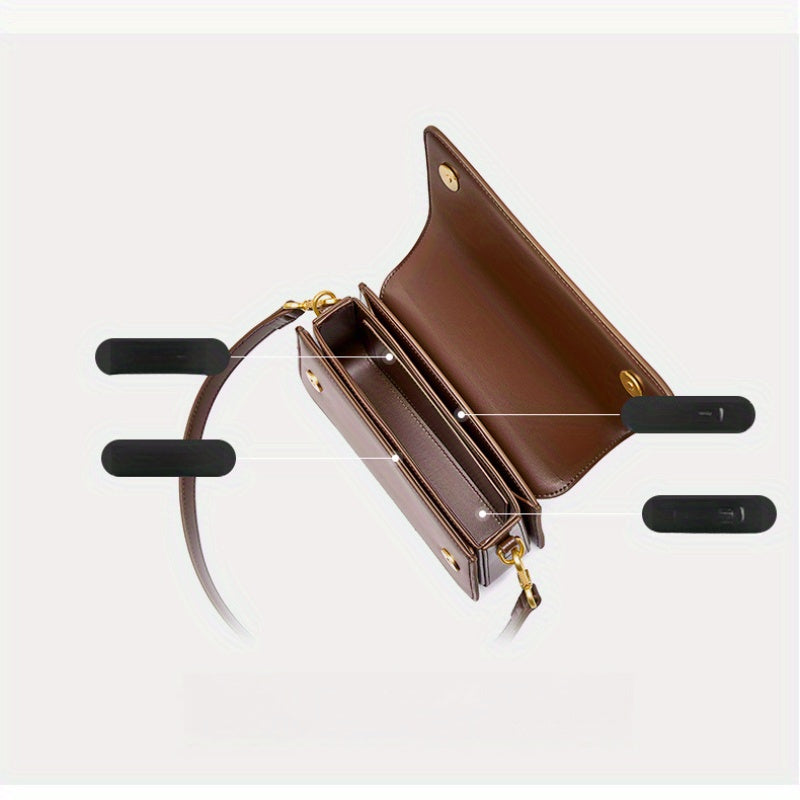New Leather Bag High Quality Leather Single Shoulder Crossbody Shoulder Bag, 2025 New Versatile Underarm Bag for Women
