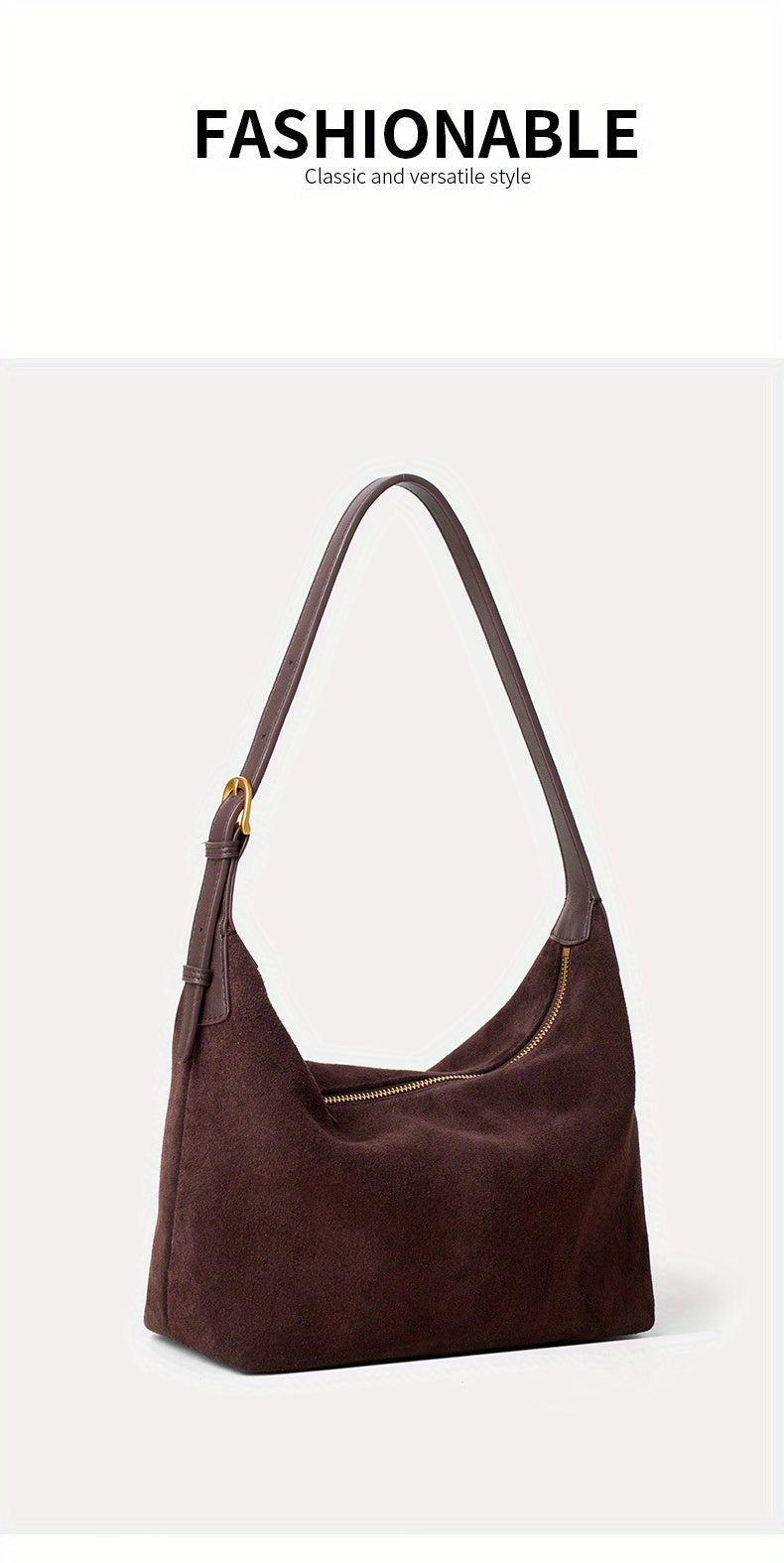 Cowhide Tote Bag for Women, Leather Large Capacity Crossbody Bag, Durable Women's Bag