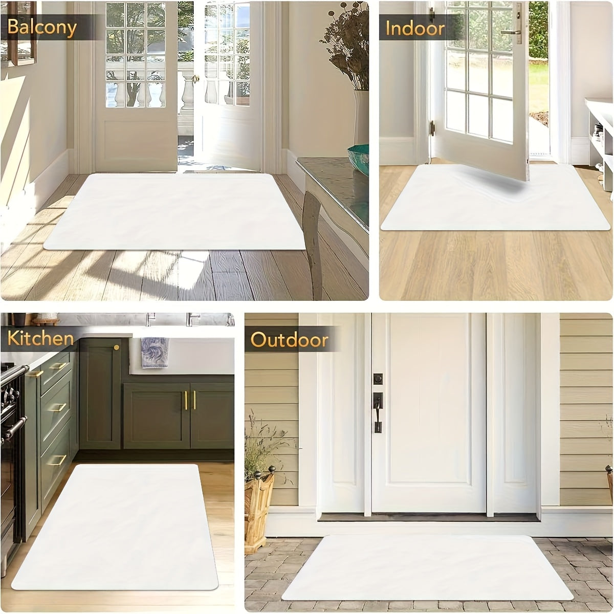 Boho Floral Green Kitchen Rug for Entrance Washable Doormat Indoor Entrance Small Soft Non Slip Indoor Rug for Bathroom Laundry Room (Forest Green)