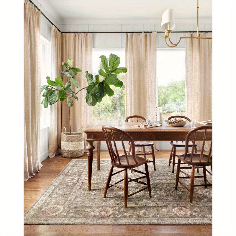 Rosemarie Sage Blush 5'0" x 5'0" Round Area Rug