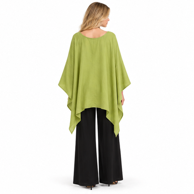 Elegant Green Flowy Kaftan Tops Collection