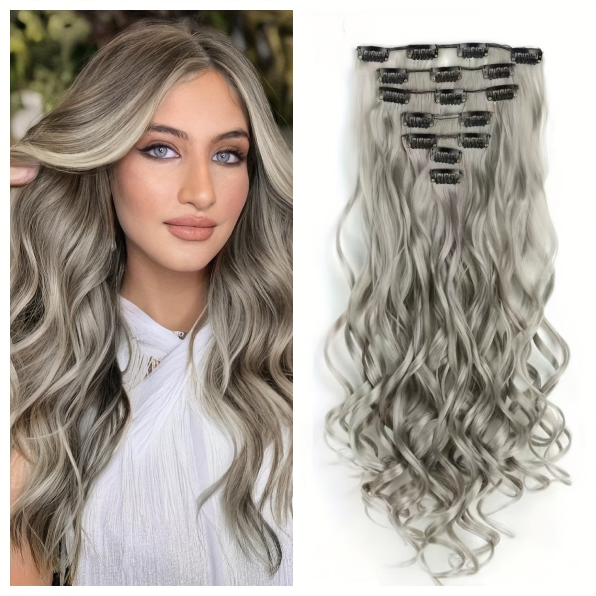16 Clip Curly Hair Extensions | 7 Sets Of Extensions