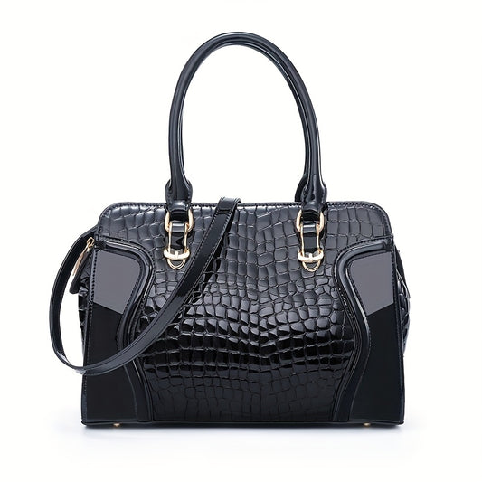 Designer Handbags High Quality, Bags For Women Tote Bag, Genuine Leather, Large Crossbody Bags For Women, Large Capacity Shoulder Handbag With Zipper Closure