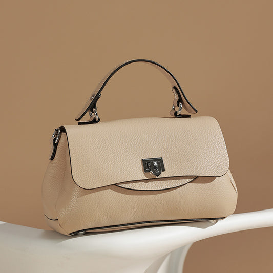 2025 new commuting shoulder bag, Women's high-end versatile Leather Crossbody Bag