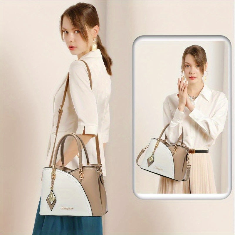 Leather Bag and Handbags Top Handle Satchel Shoulder Bags Messenger Tote Bag for Ladies