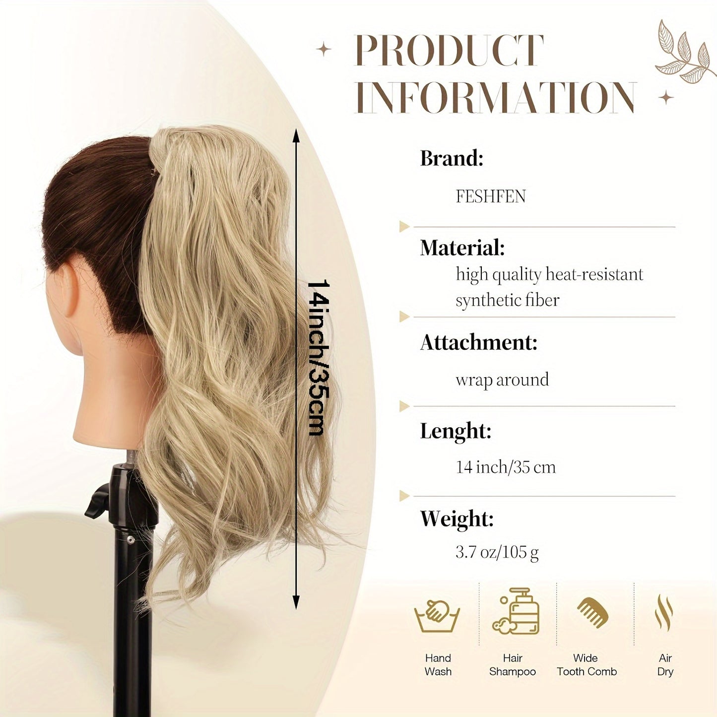 Synthetic Long Clip Ponytail Hairpieces For Women