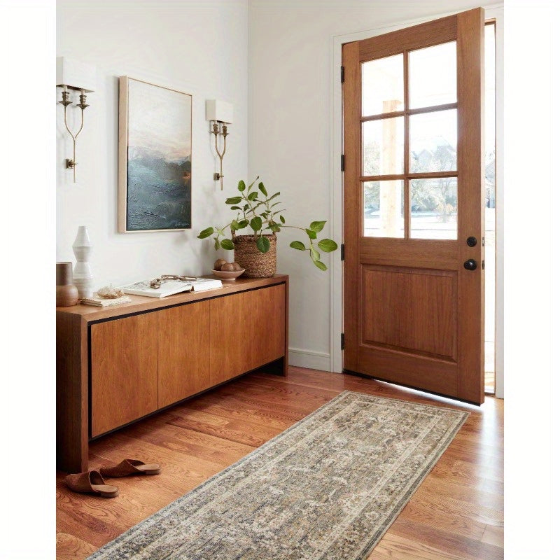 Rosemarie Sage Blush 5'0" x 5'0" Round Area Rug