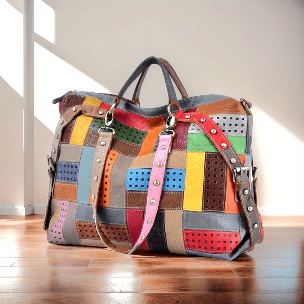 Tote Bag for Women - Large Capacity Cowhide Genuine Leather Crossbody Handbag