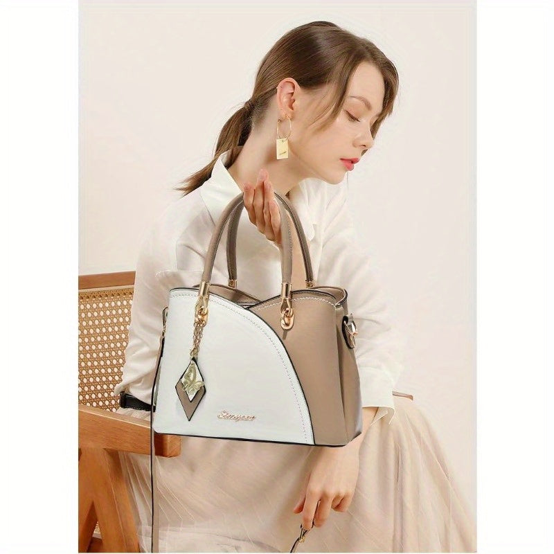 Leather Bag and Handbags Top Handle Satchel Shoulder Bags Messenger Tote Bag for Ladies