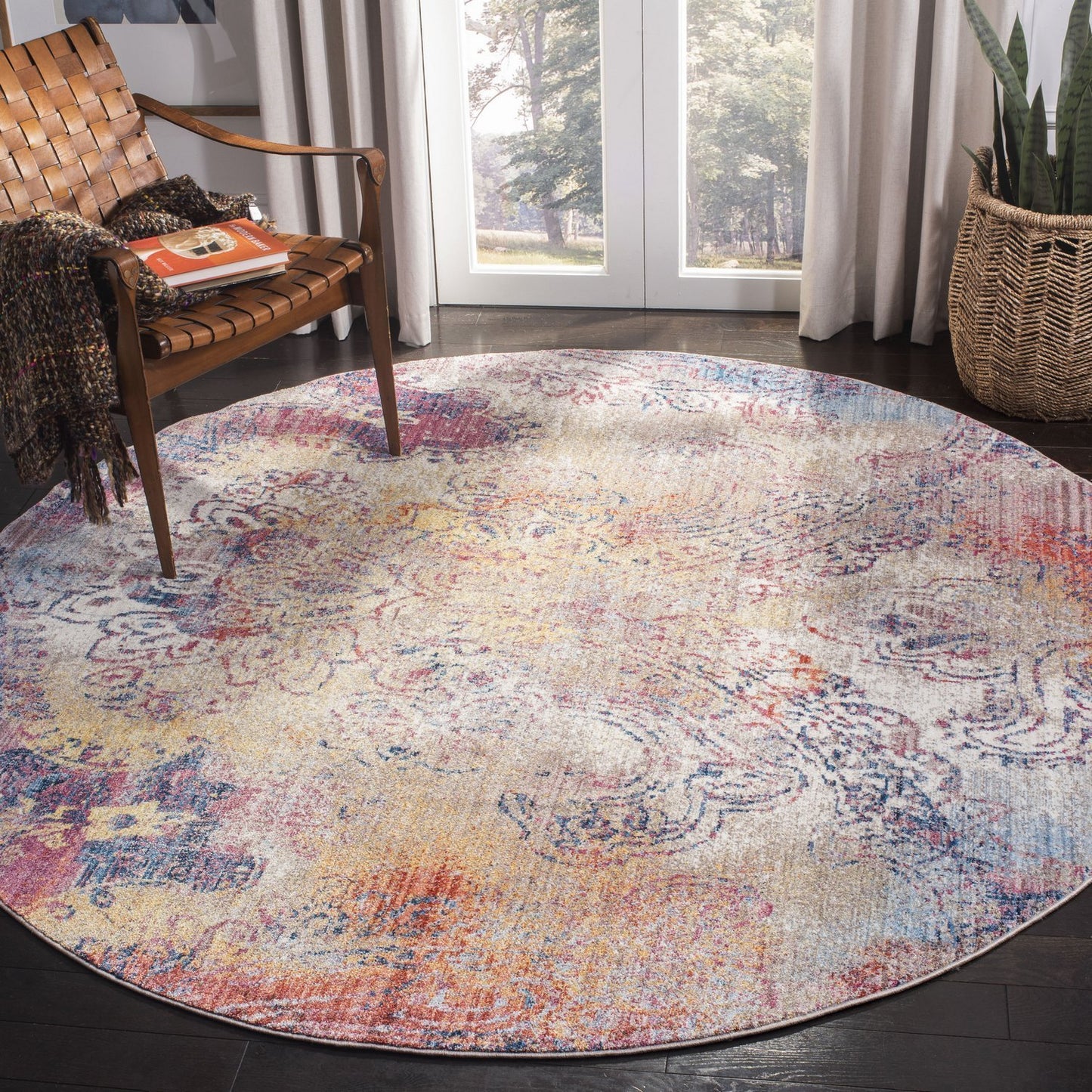Monray Collection MNY646 Indoor Power Loomed Easy Care Area Rug For Home Decor Rug for Living Room, Bedroom, Dining Room, Home Office, Basement