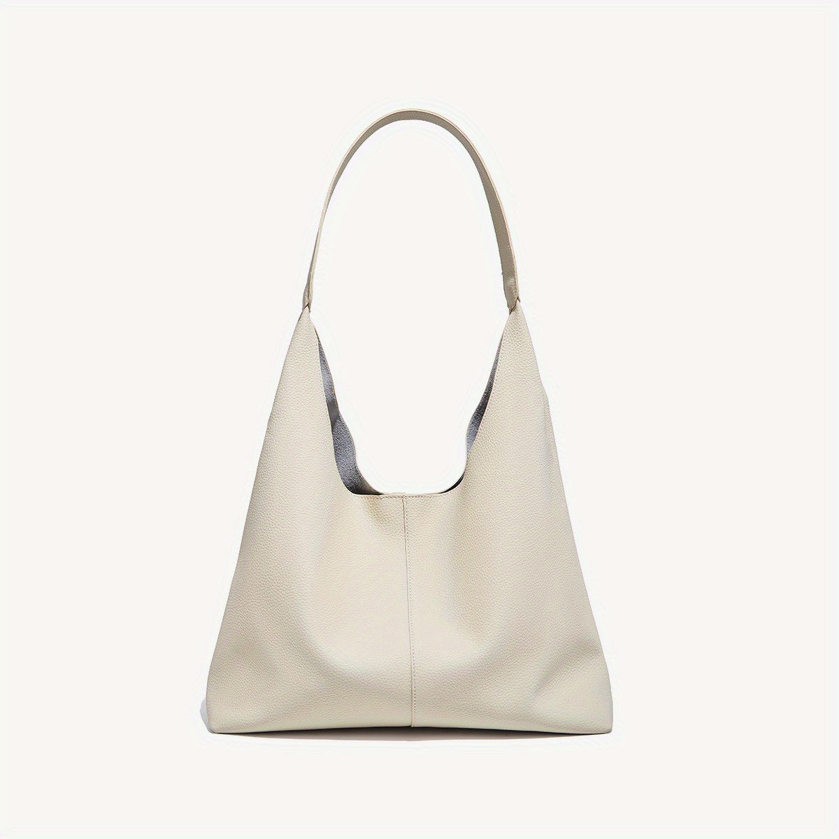 Women's Leather Tote Bag - Large Capacity Bucket Crossbody Bag with Adjustable Shoulder Strap