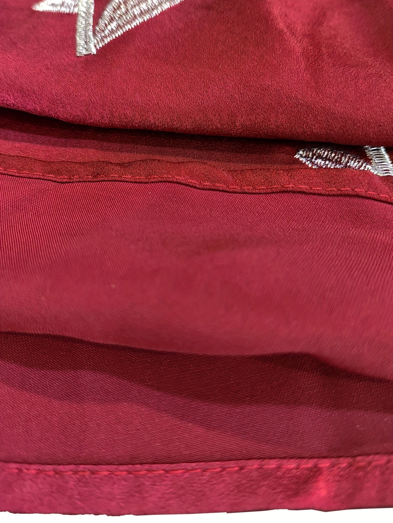 Middle Eastern-Inspired Embroidered Burgundy A-Line Kaftan Abaya with Ultra-Long Sleeves, Cinched Waist & Exaggerated Hem - Machine Washable Formal & Casual Elegance, Special Occasion