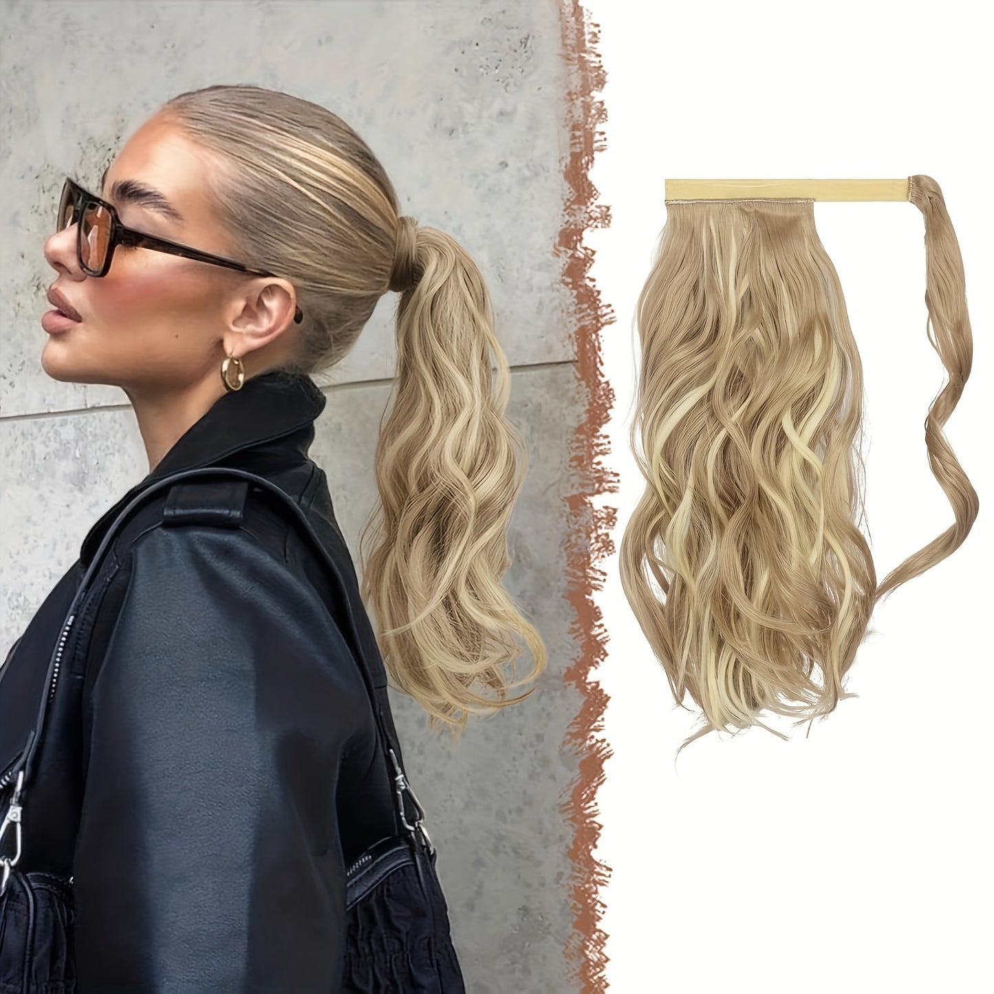 Synthetic Long Clip Ponytail Hairpieces For Women