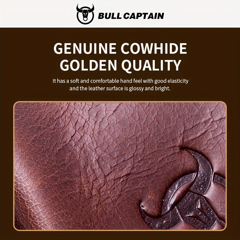 Men's Leather Multi-functional Briefcase Laptop Crossbody Bag, Men's Professional Business Bags For Work
