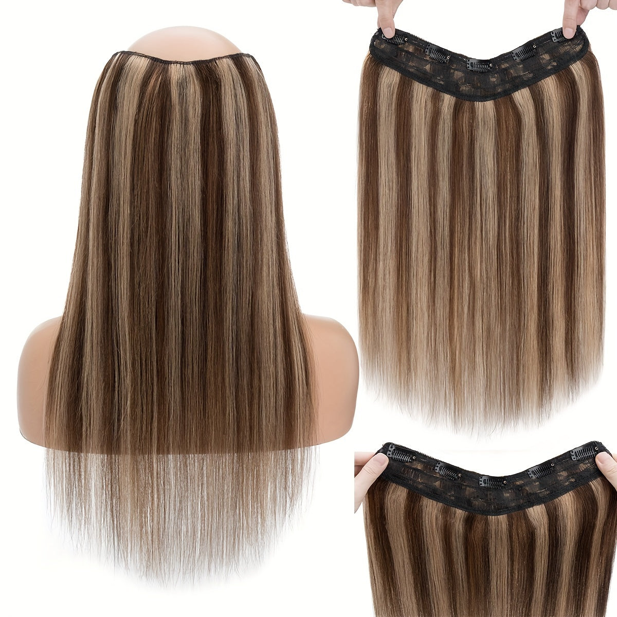 14-20 Inch V-Shaped Real Remy Clip in Human Hair Extensions