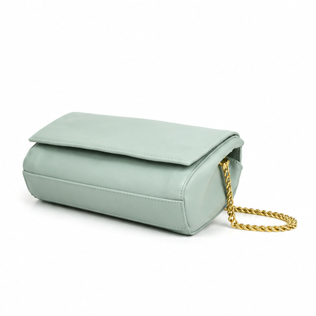 Mint Green Chain Strap Shoulder Bag