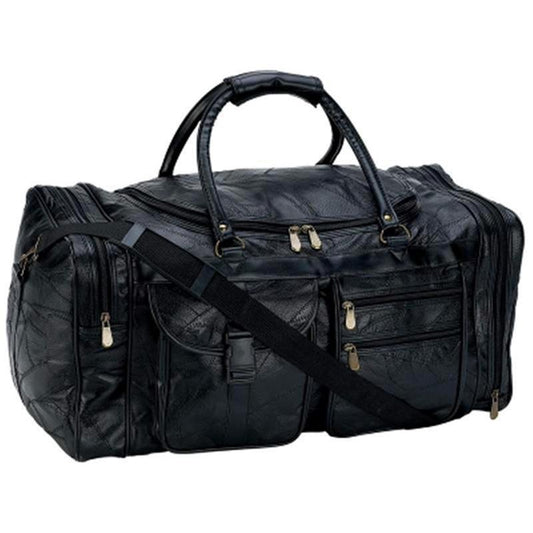 25 in. Leather Cowhide Duffle Bag