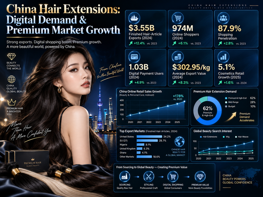 China Hair Extensions: Digital Demand & Premium Market Growth