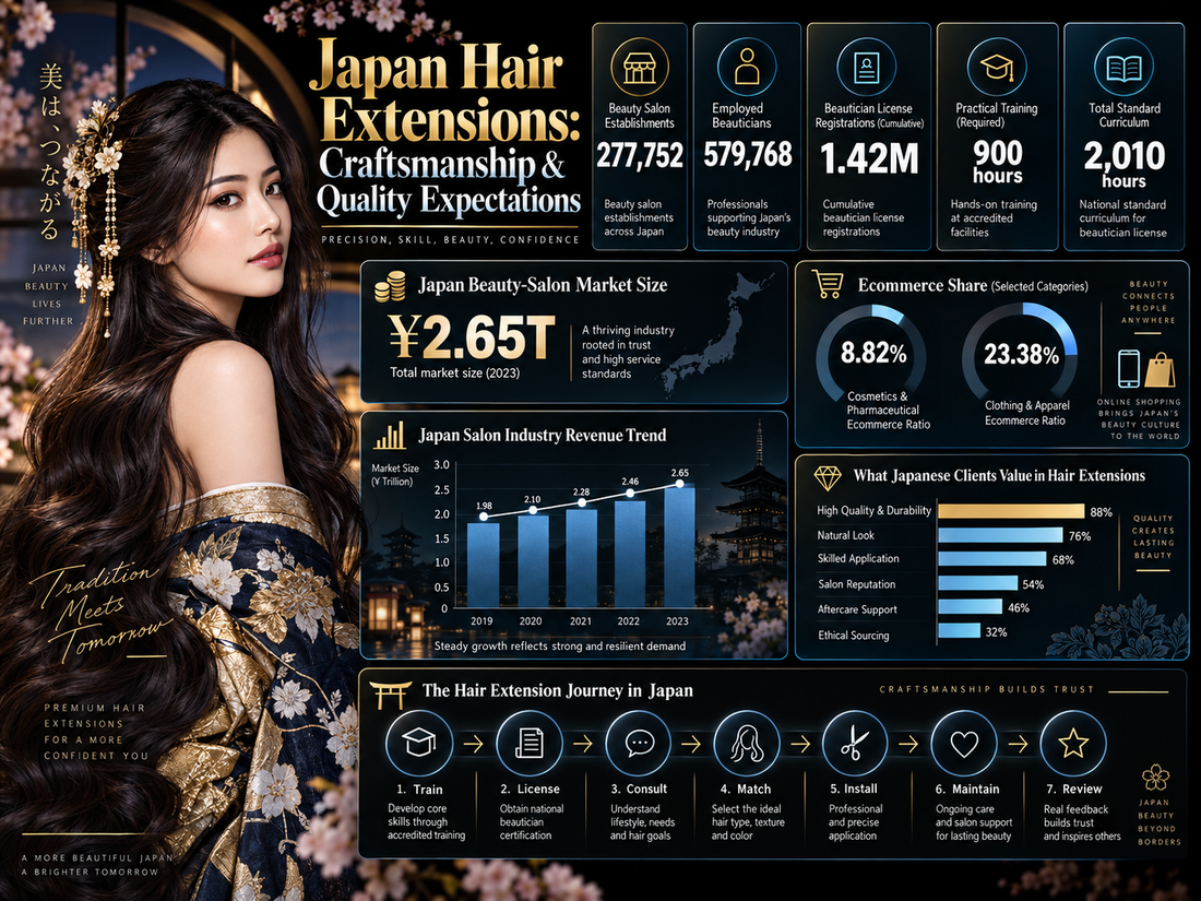 Japan Hair Extensions: Craftsmanship & Quality Expectations