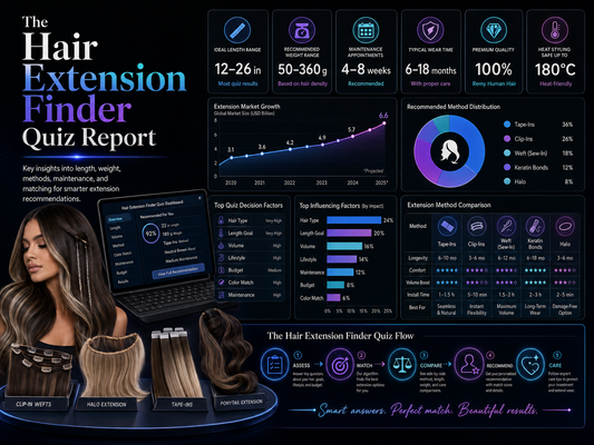 The Hair Extension Finder Quiz Report