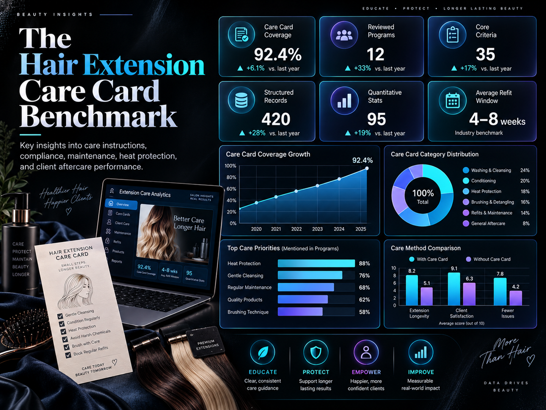 The Hair Extension Care Card Benchmark