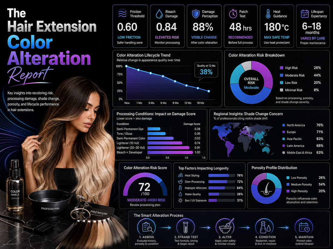 The Hair Extension Color Alteration Report