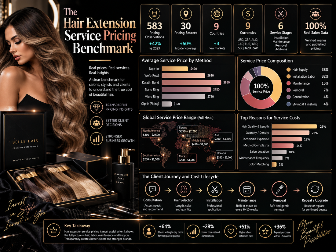 The Hair Extension Service Pricing Benchmark
