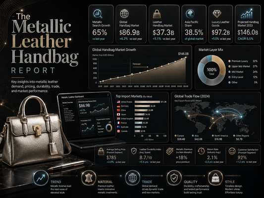 The Metallic Leather Handbag Report