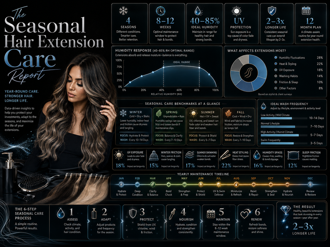 The Seasonal Hair Extension Care Report