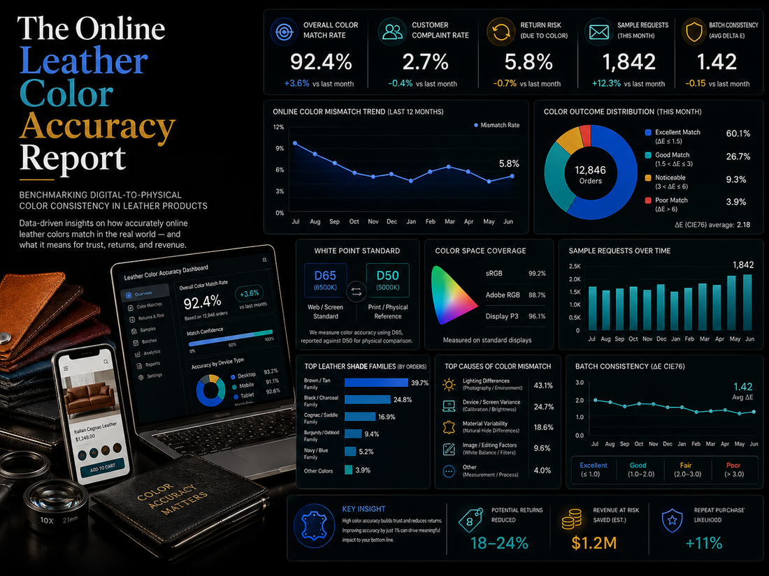 The Online Leather Color Accuracy Report