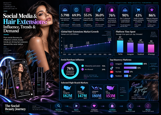 Social Media & Hair Extensions: Influence, Trends & Demand