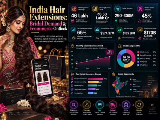 India Hair Extensions: Bridal Demand & Ecommerce Outlook