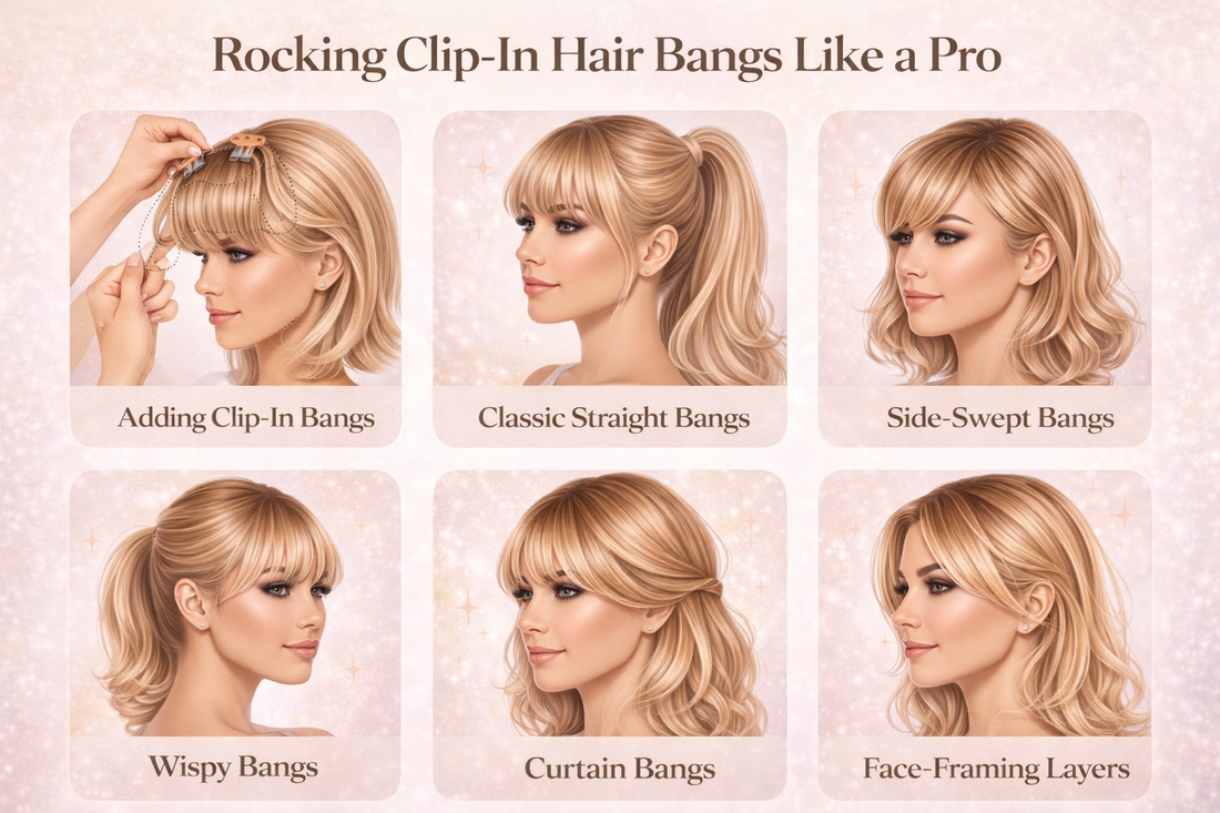 Banging Beauty: How to Rock Clip-in Hair Bangs like a Pro