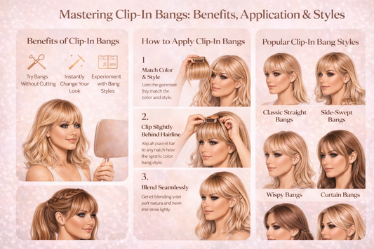 Bangs on Point: The Ultimate Guide to Clip-In Bangs