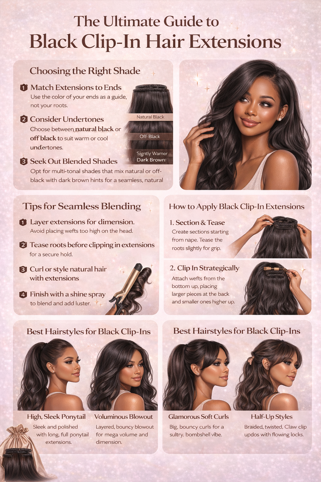 Black Clip-In Hair Extensions: The Ultimate Guide for Seamless Blending