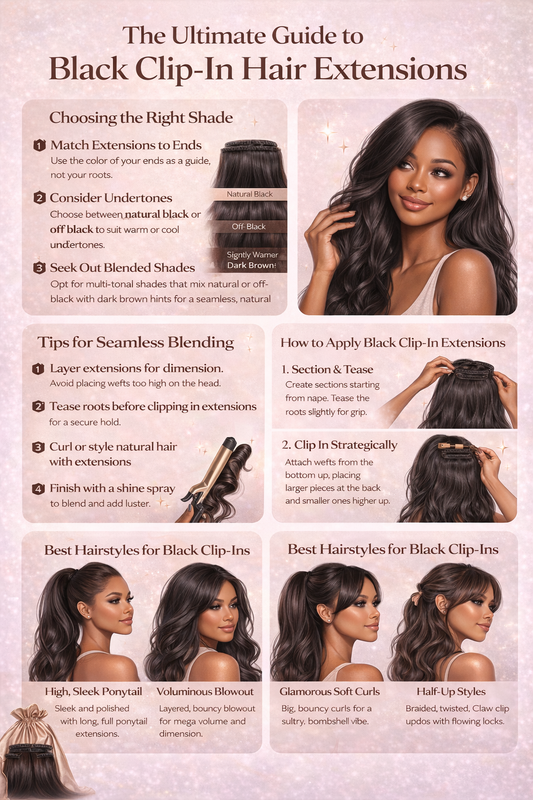 Black Clip-In Hair Extensions: The Ultimate Guide for Seamless Blending