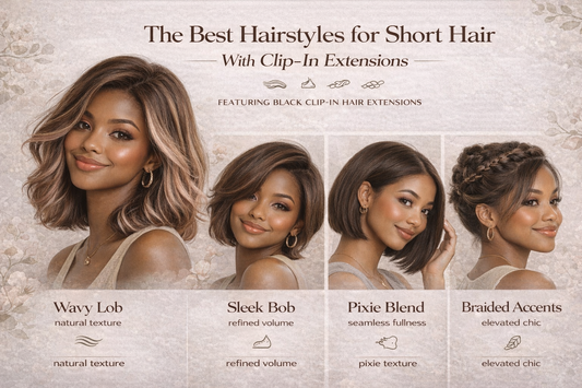 The Best Hairstyles for Short Hair with Clip-In Extensions
