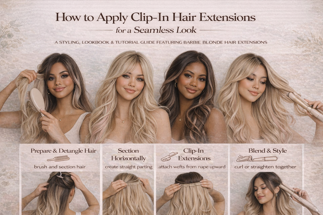 How to Apply Clip-In Hair Extensions for a Seamless Look