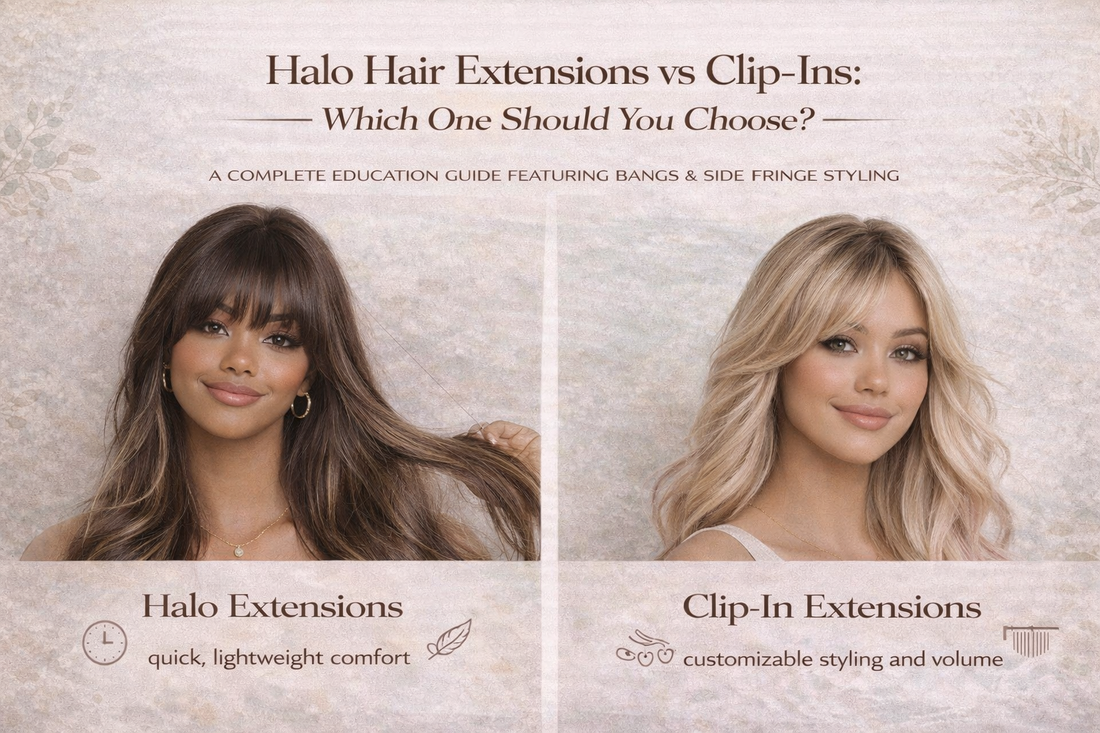 Halo Hair Extensions vs. Clip-Ins: Which One Should You Choose?