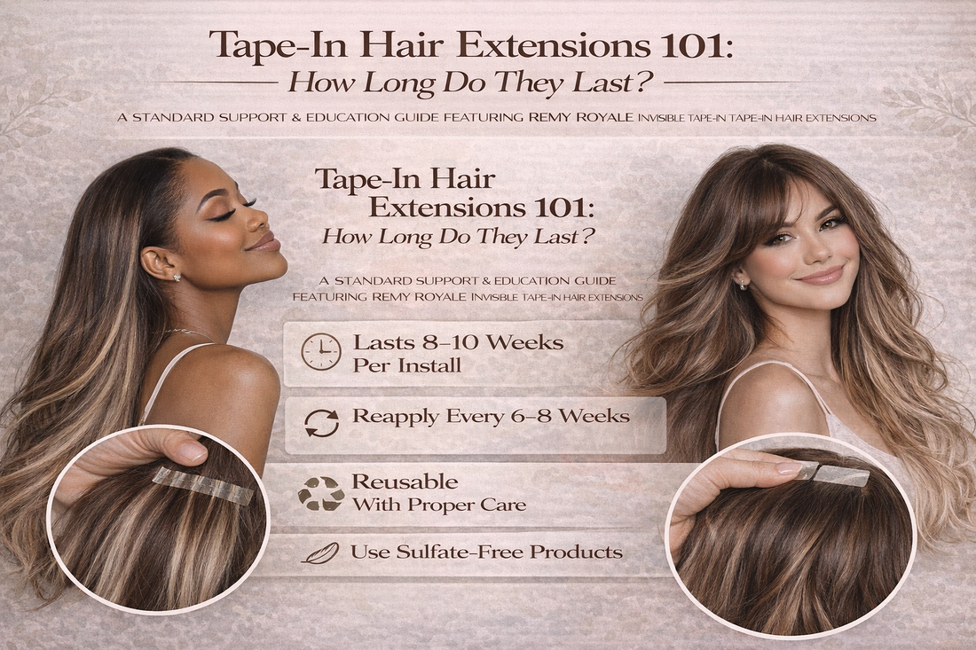 Tape-In Hair Extensions 101: How Long Do They Last?