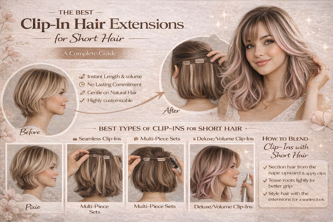 The Best Clip-In Hair Extensions for Short Hair
