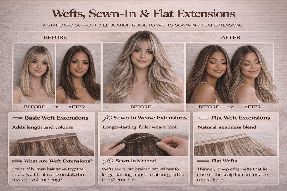Human Hair Weave Wefts Hair Extensions: Everything You Should Know